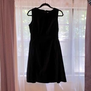 Eva Mendes NY&C black velvet a line dress